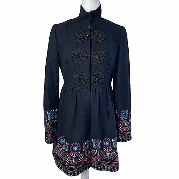 Plenty by Tracy Reese Jackets & Blazers - Anthro Plenty Tracy Reese Boho Embroidered Coat 6